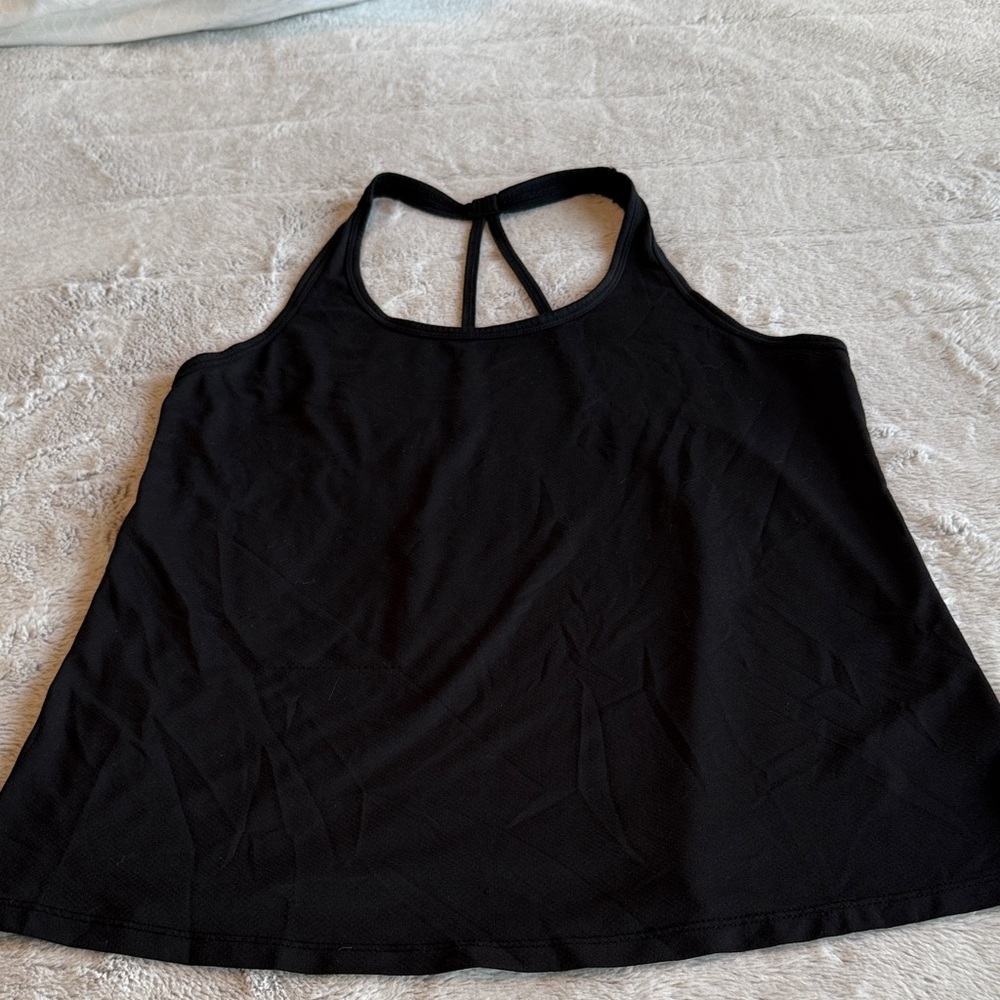 Old Navy Women's Black Racerback Tank Top Running Size Medium